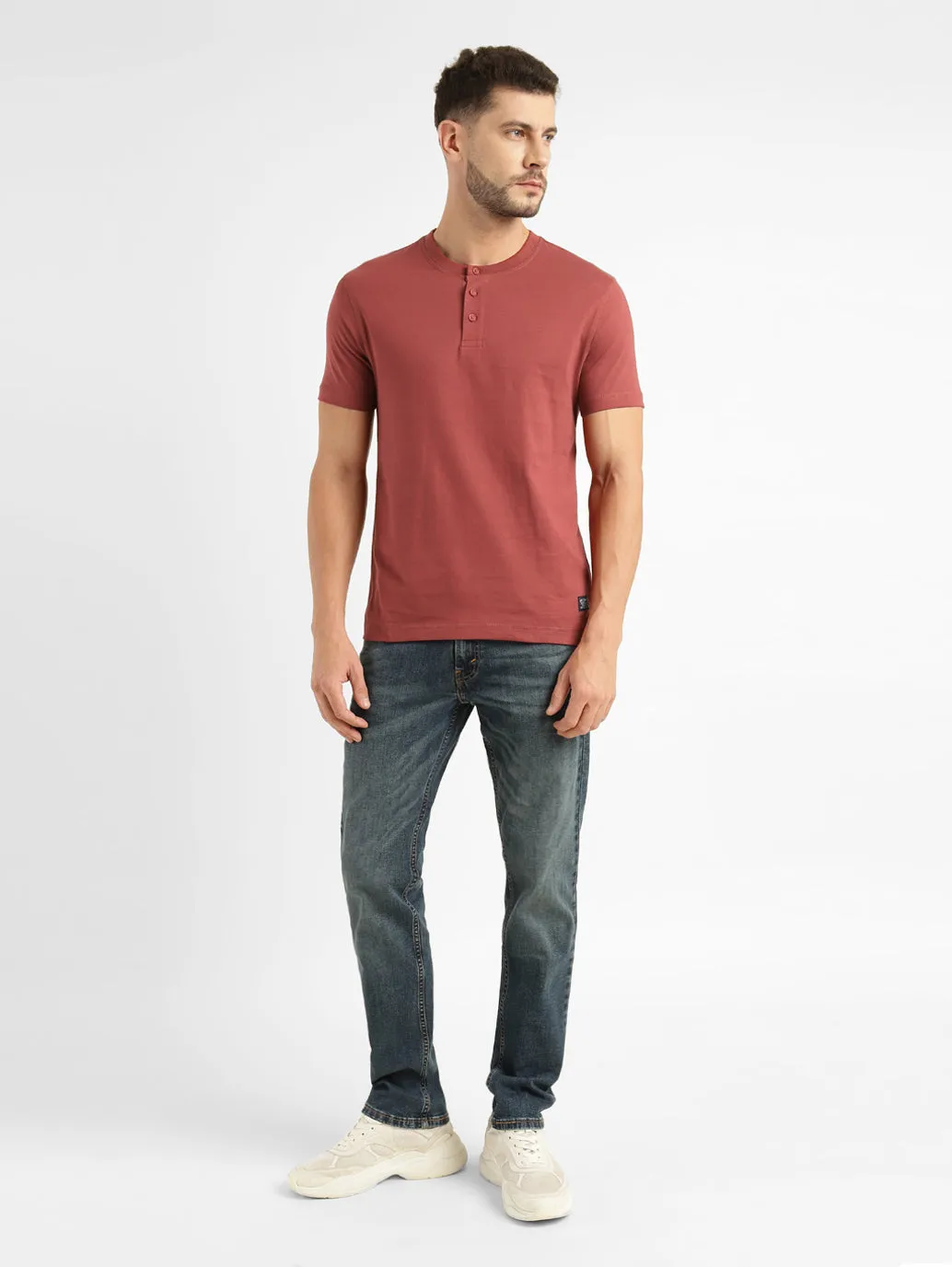 Men's Solid Henley T Shirt LEVI'S