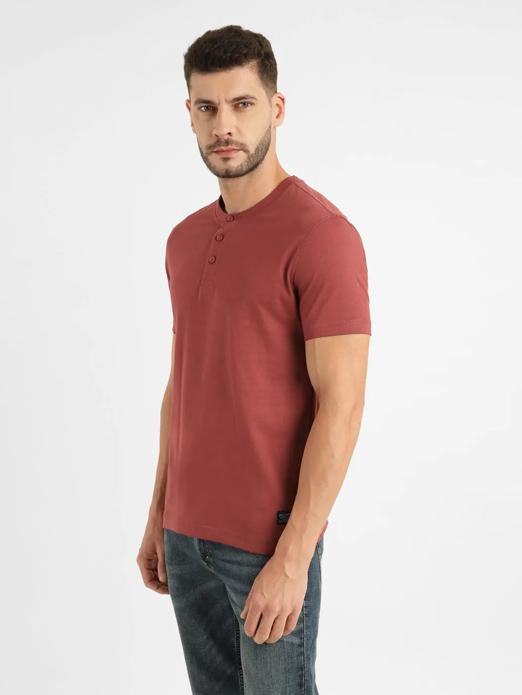 Men's Solid Henley T Shirt LEVI'S