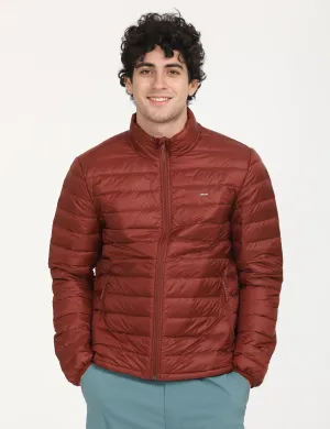 Men's Solid Red Quilted Jacket LEVI'S