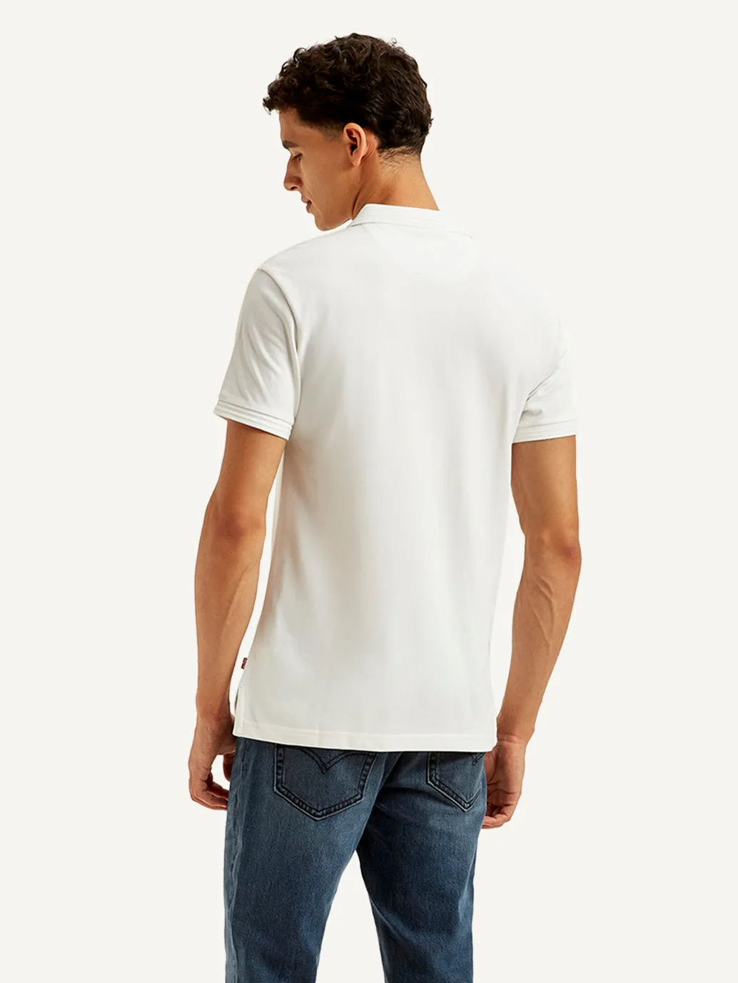 Men's Solid Slim Fit Polo T-shirt LEVI'S