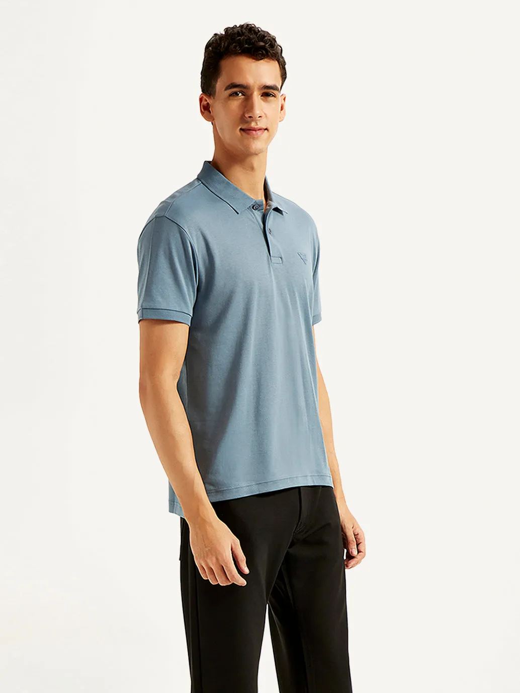 Men's Solid Slim Fit Polo T-shirt LEVI'S