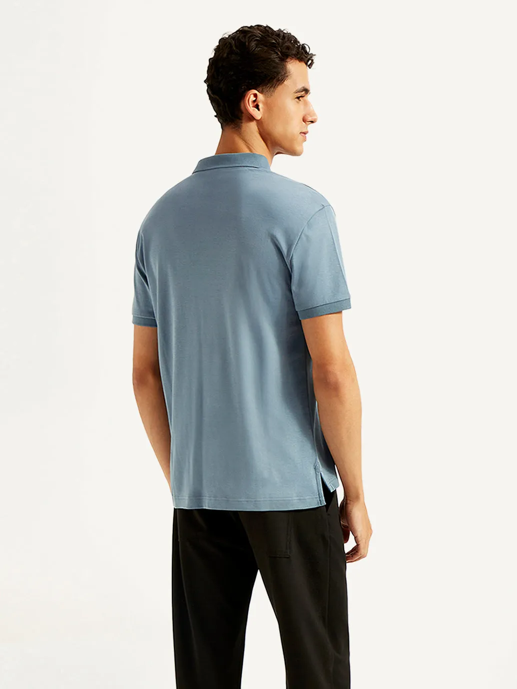 Men's Solid Slim Fit Polo T-shirt LEVI'S