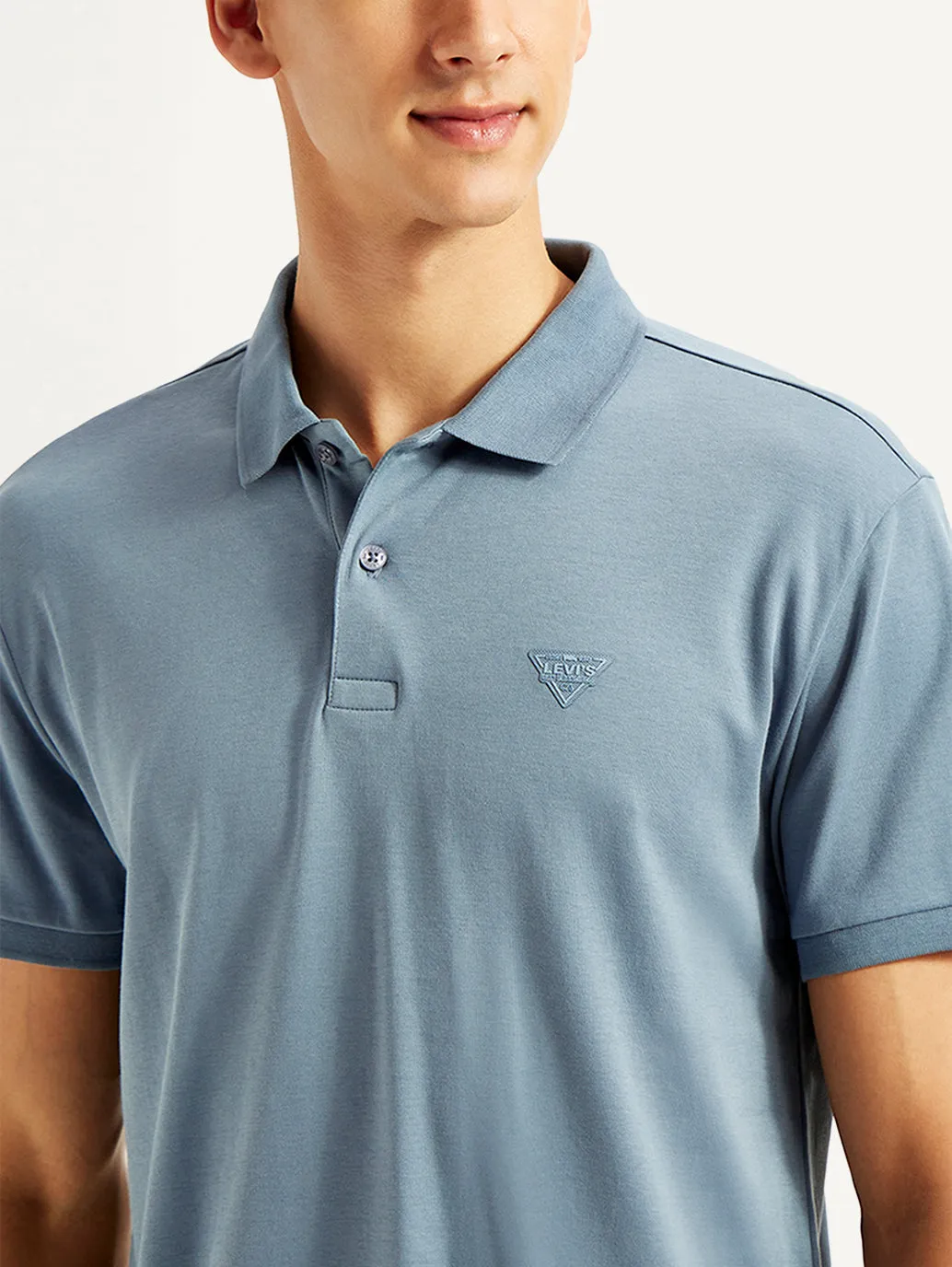 Men's Solid Slim Fit Polo T-shirt LEVI'S