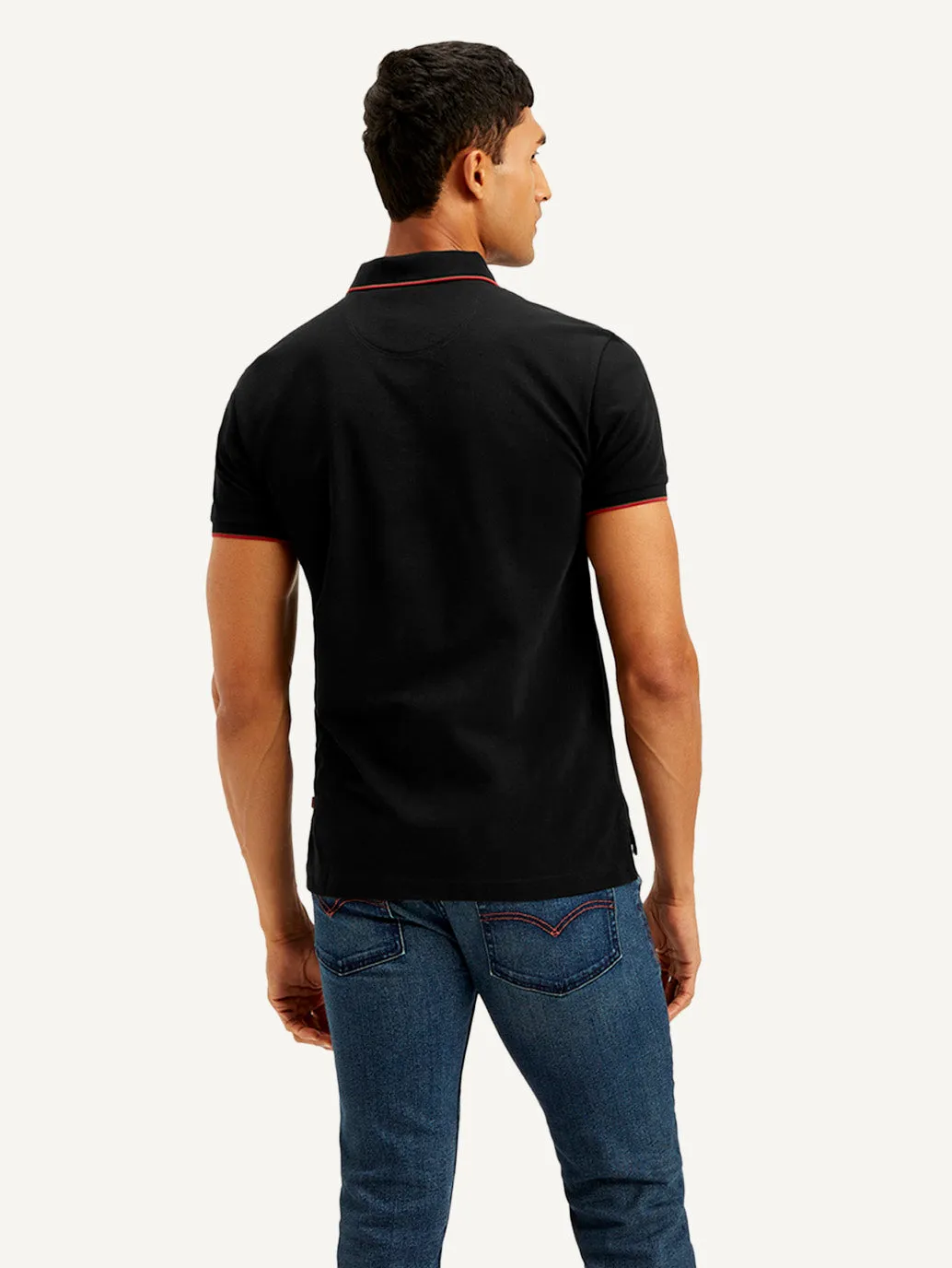 Men's Solid Slim Fit Polo T-shirt LEVI'S