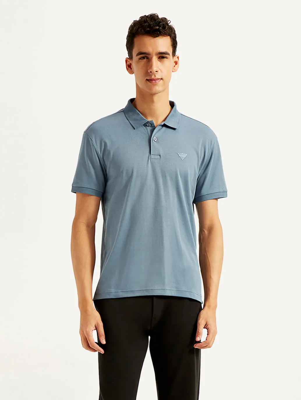 Men's Solid Slim Fit Polo T-shirt LEVI'S