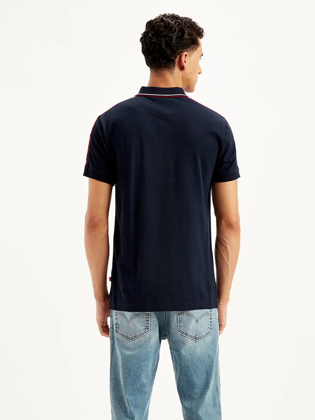 Men's Solid Slim Fit Polo T-shirt LEVI'S
