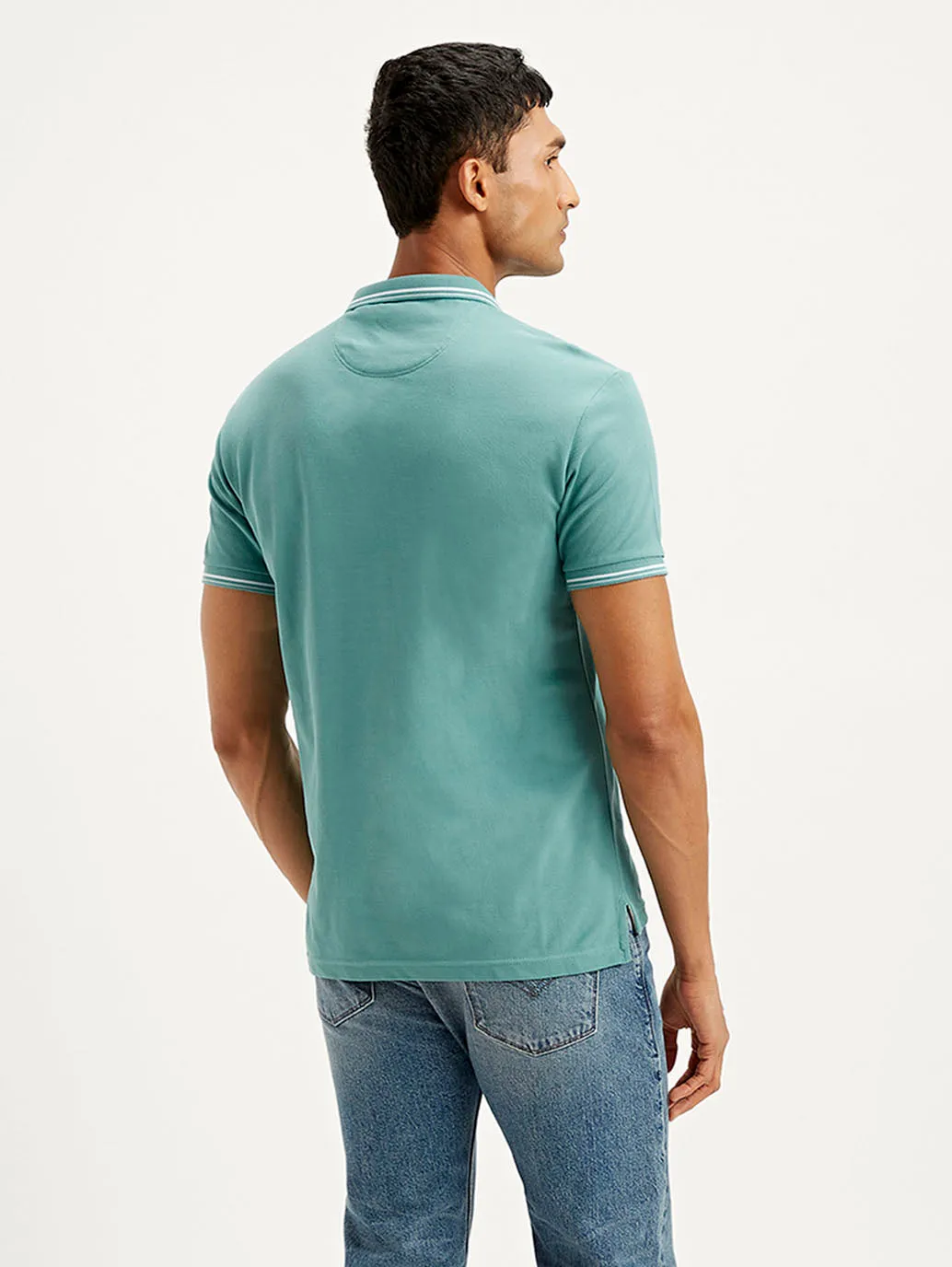 Men's Solid Slim Fit Polo T-shirt LEVI'S