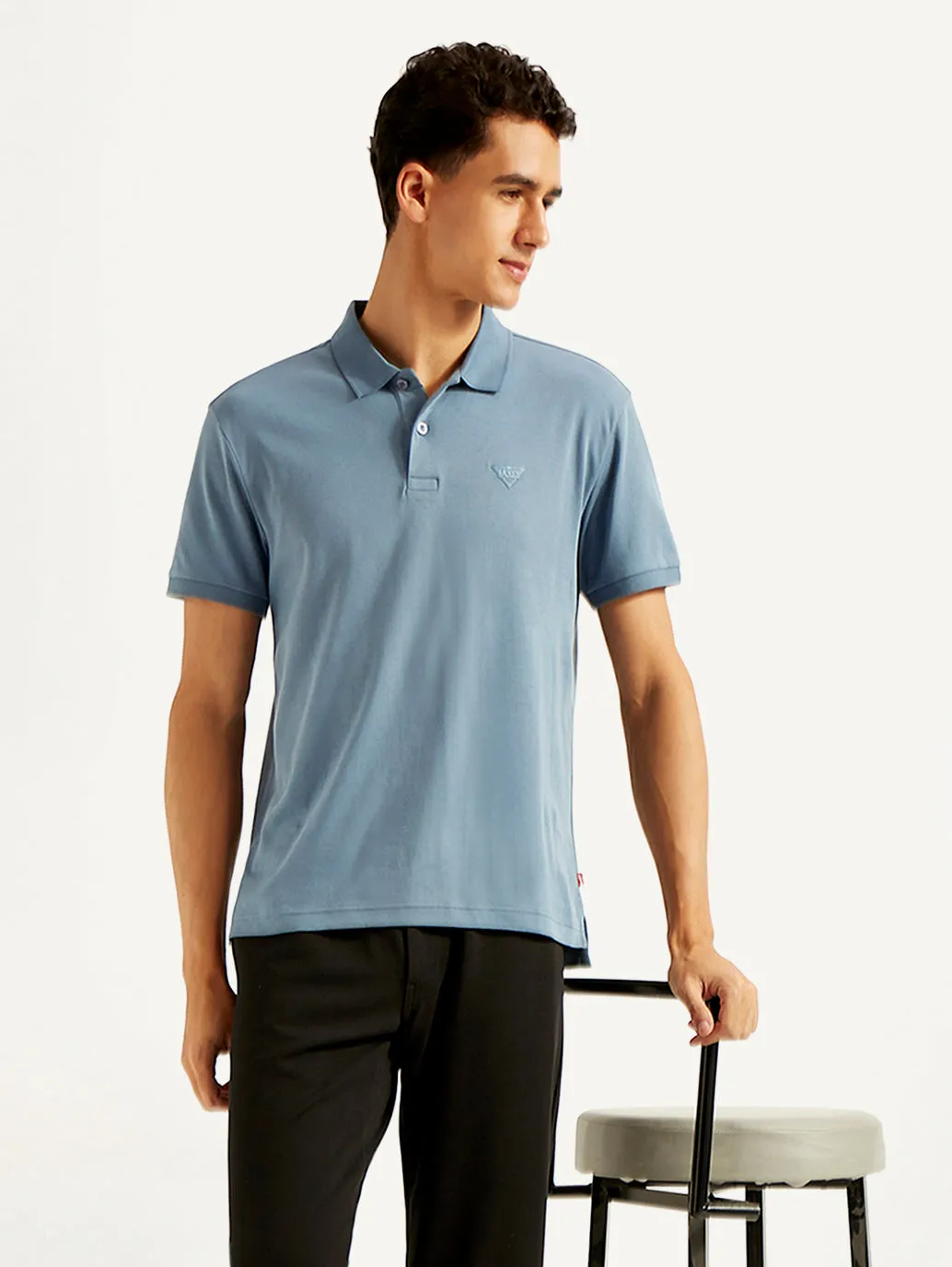 Men's Solid Slim Fit Polo T-shirt LEVI'S