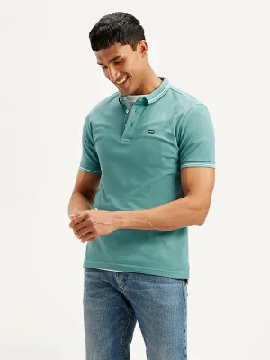 Men's Solid Slim Fit Polo T-shirt LEVI'S