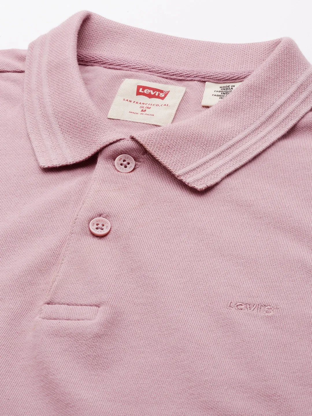 Men's Solid Slim Fit Polo T-shirt LEVI'S