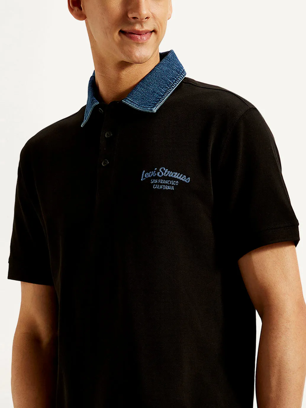 Men's Solid Slim Fit T-shirt LEVI'S