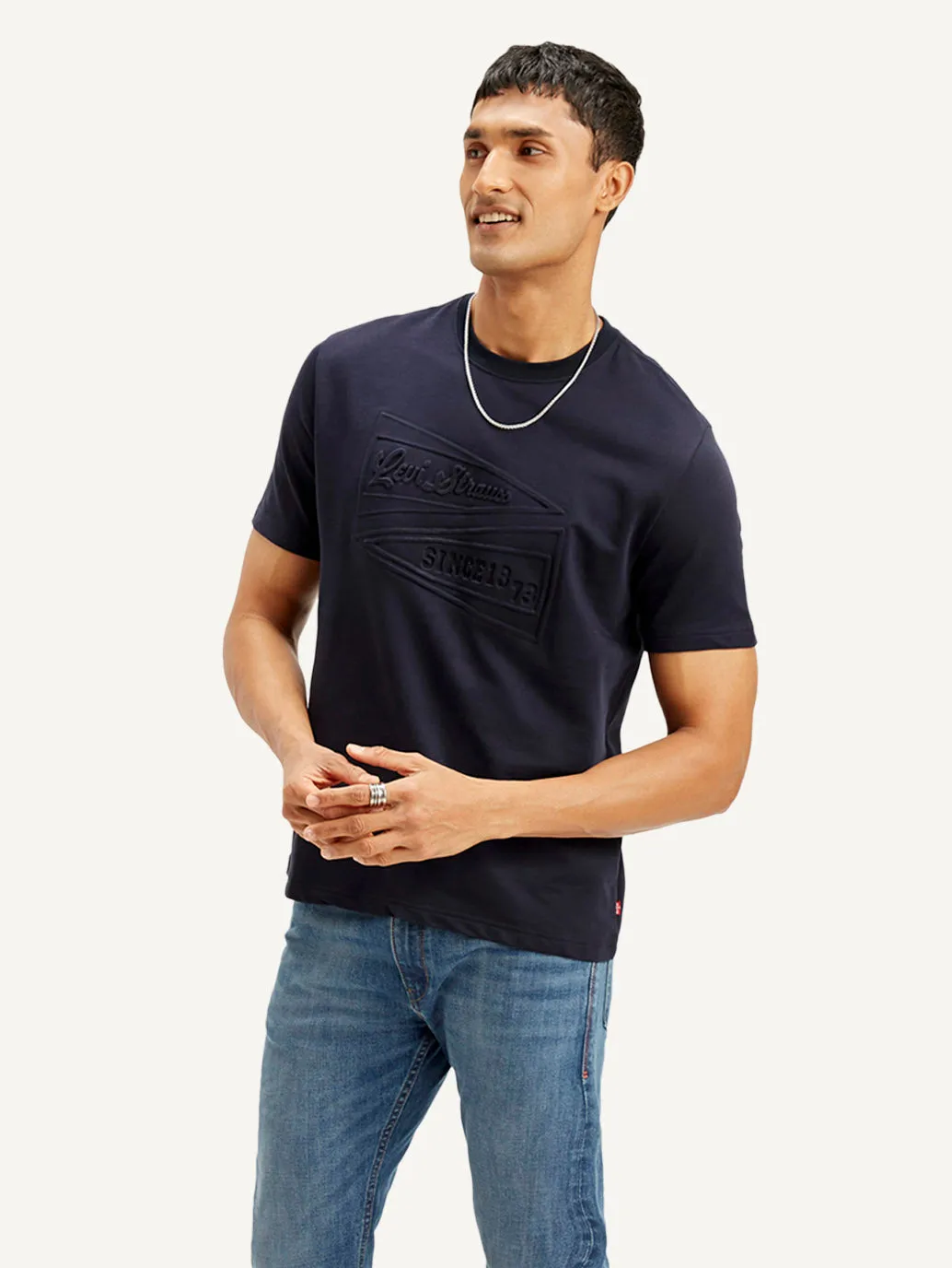 Men's Typography Crew Neck T-shirt LEVI'S