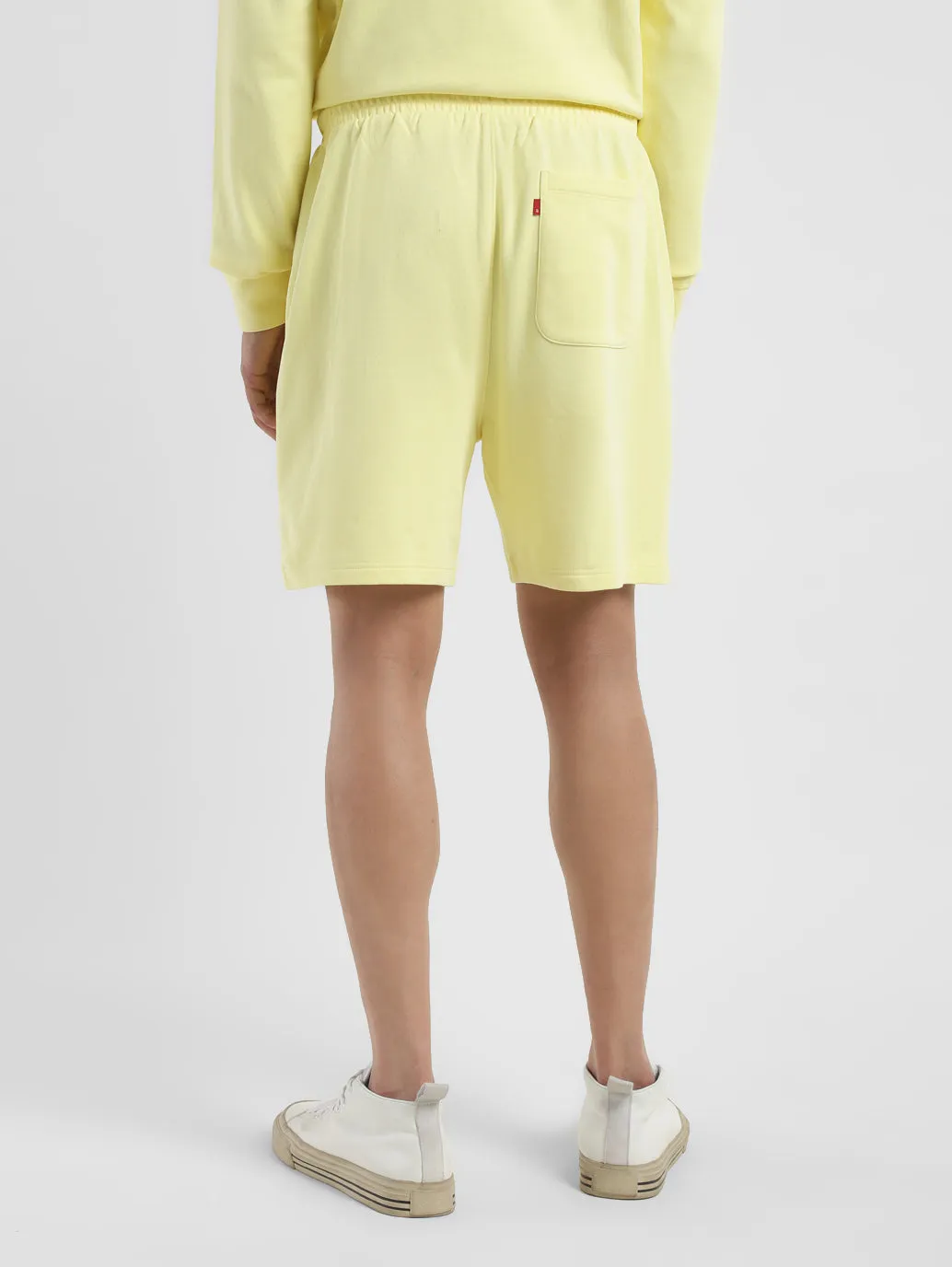 Men's Yellow Regular Fit Shorts LEVI'S