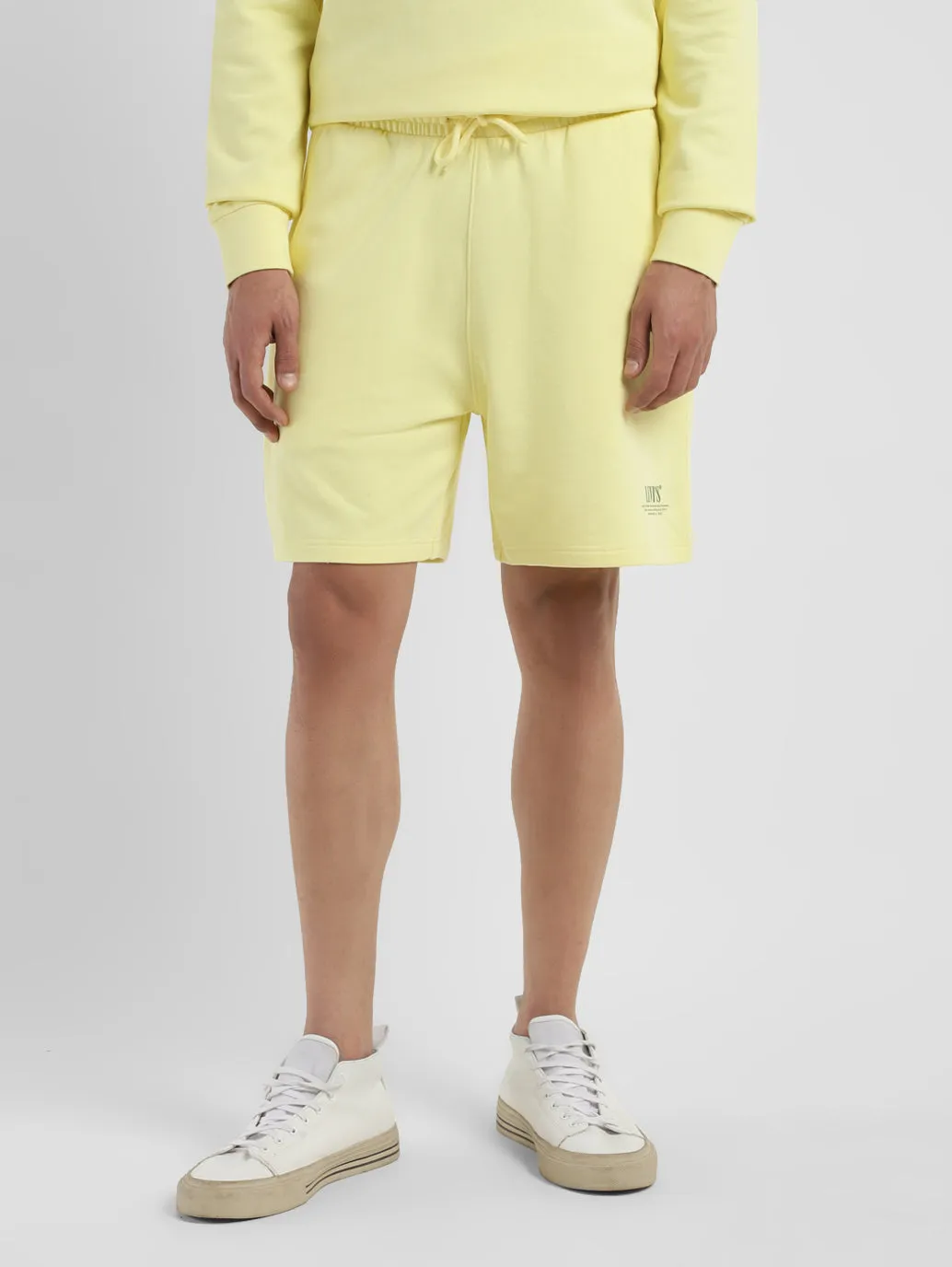 Men's Yellow Regular Fit Shorts LEVI'S