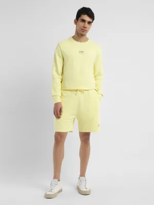 Men's Yellow Regular Fit Shorts LEVI'S