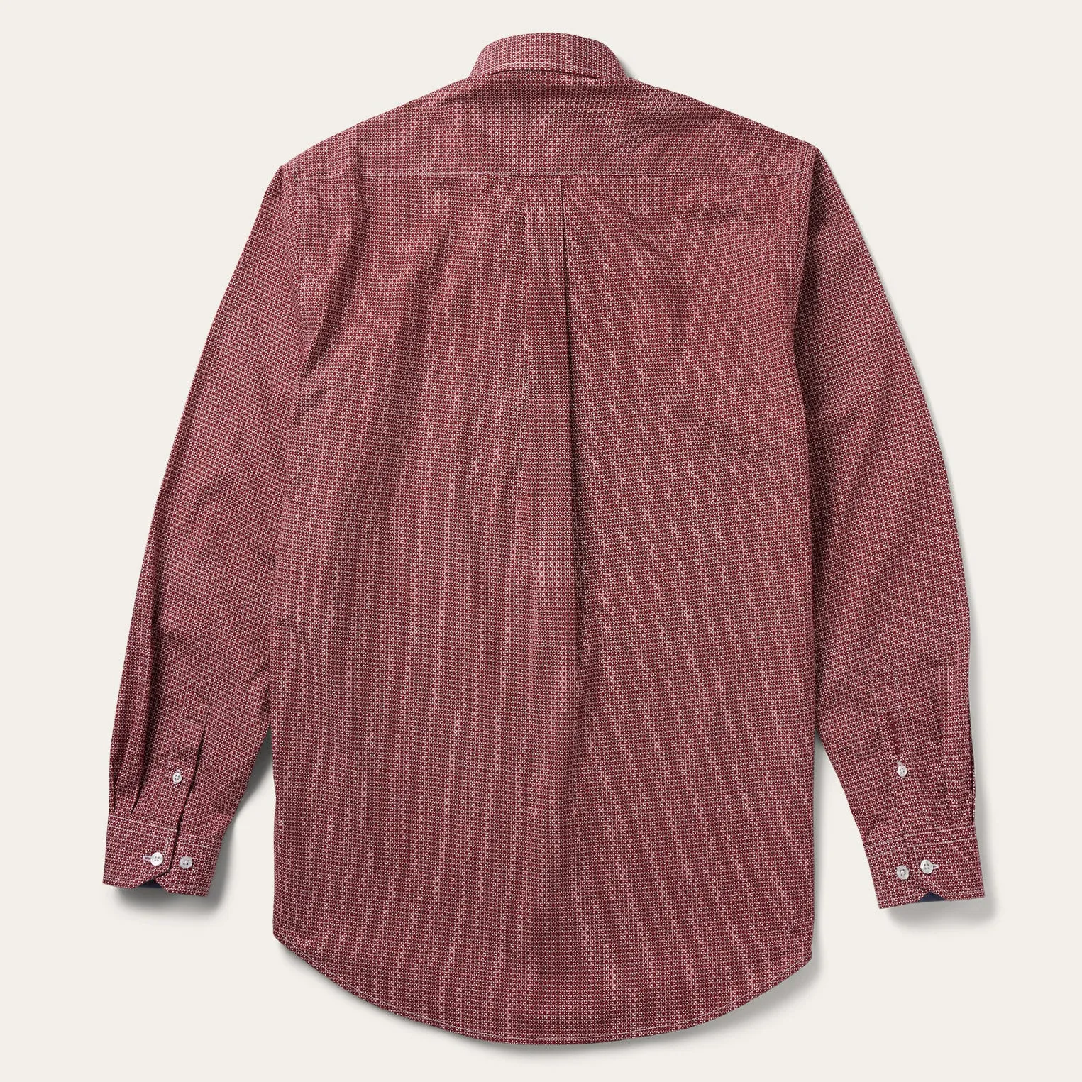 Micro Print Button-Front Shirt -STETSON