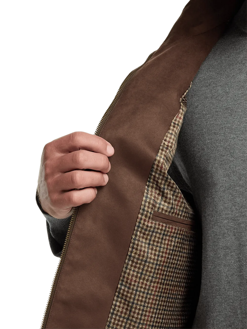 Microsuede Vest - Brown
