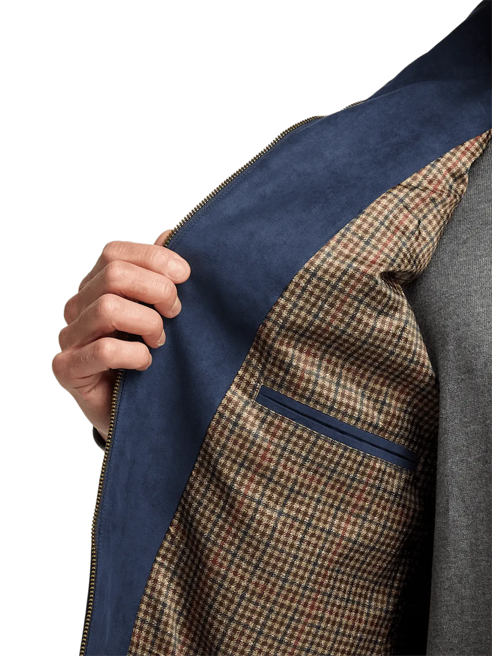 Microsuede Vest - Navy