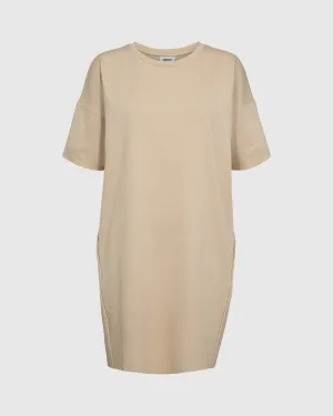 MINIMUM - REGITZA DRESS - RICE BROWN - PÉ24