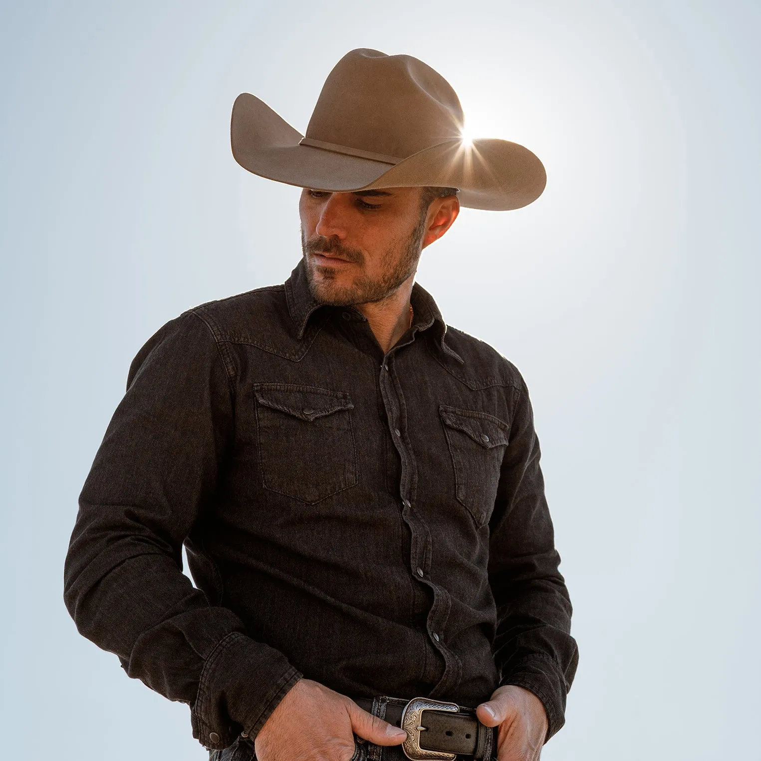 Modern Denim Western Shirt -STETSON
