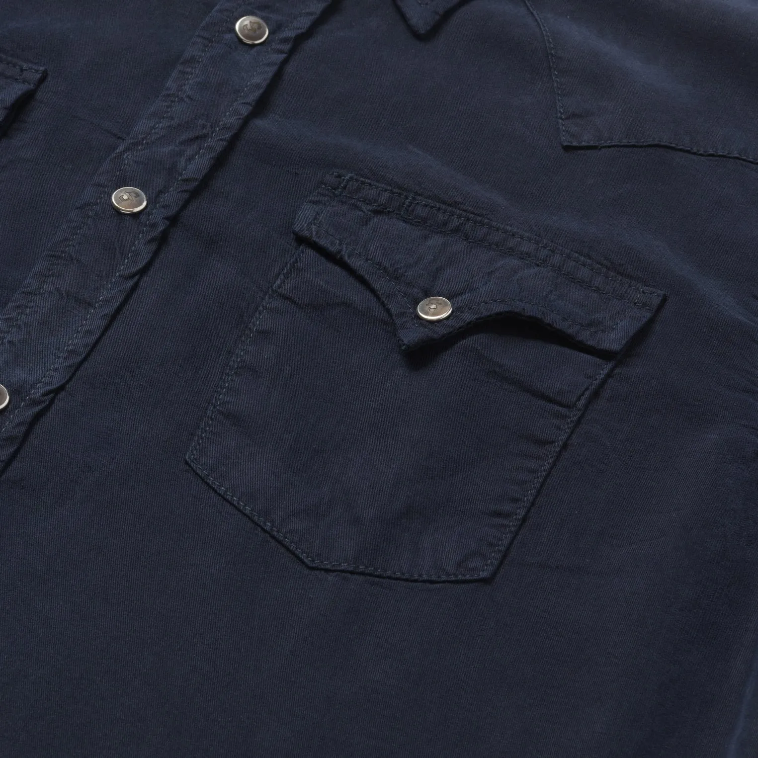 Navy Twill Shirt -STETSON