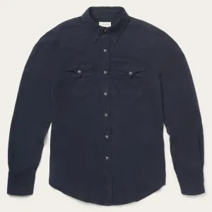 Navy Twill Shirt -STETSON