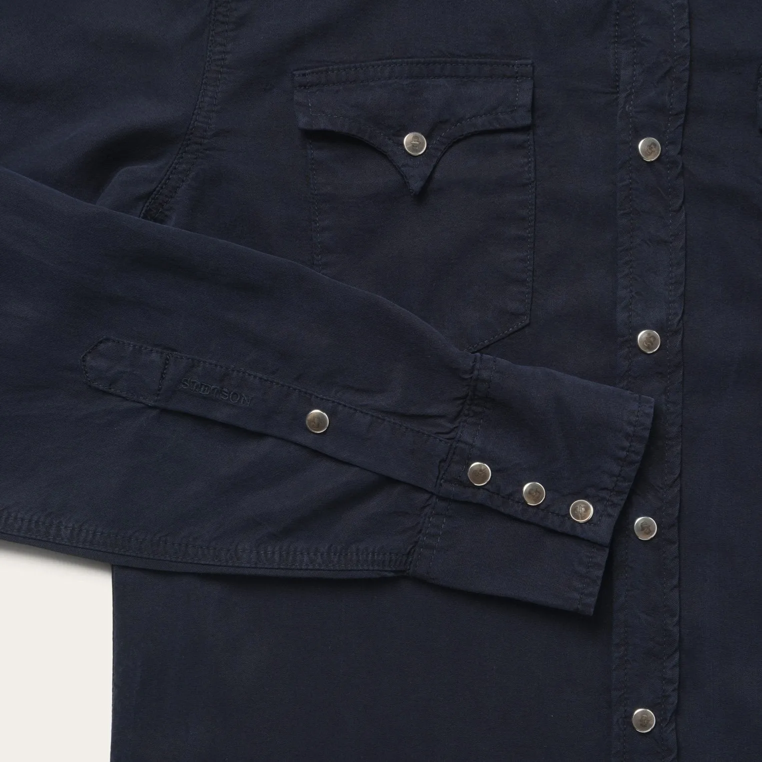 Navy Twill Shirt -STETSON