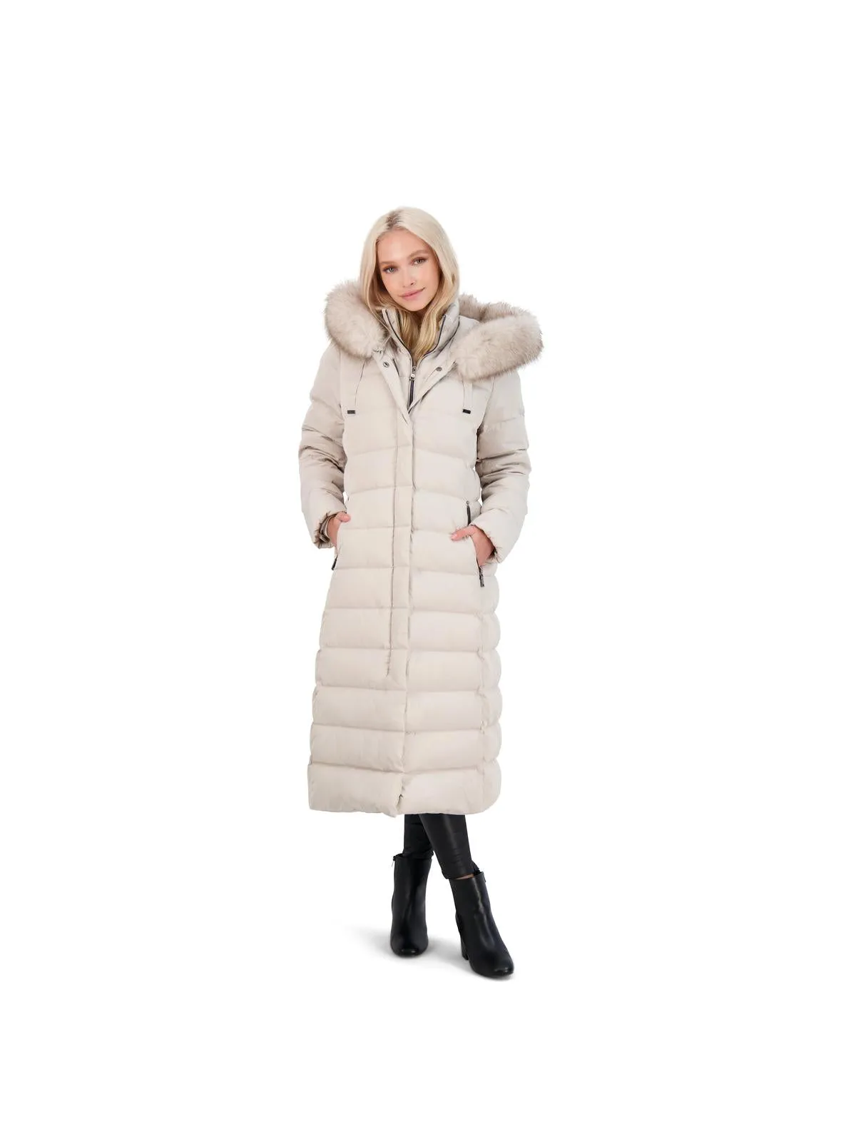 Nellie Womens Long Polyester Puffer Coat