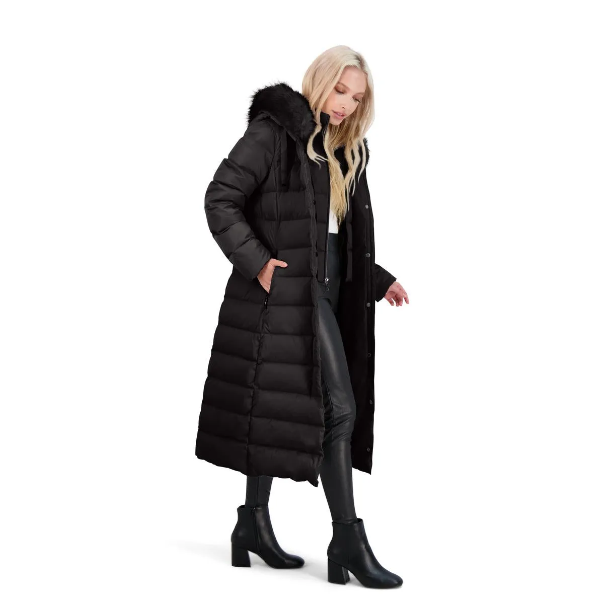 Nellie Womens Long Polyester Puffer Coat