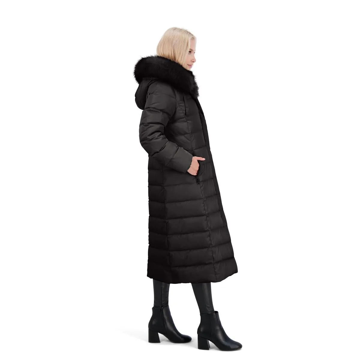 Nellie Womens Long Polyester Puffer Coat