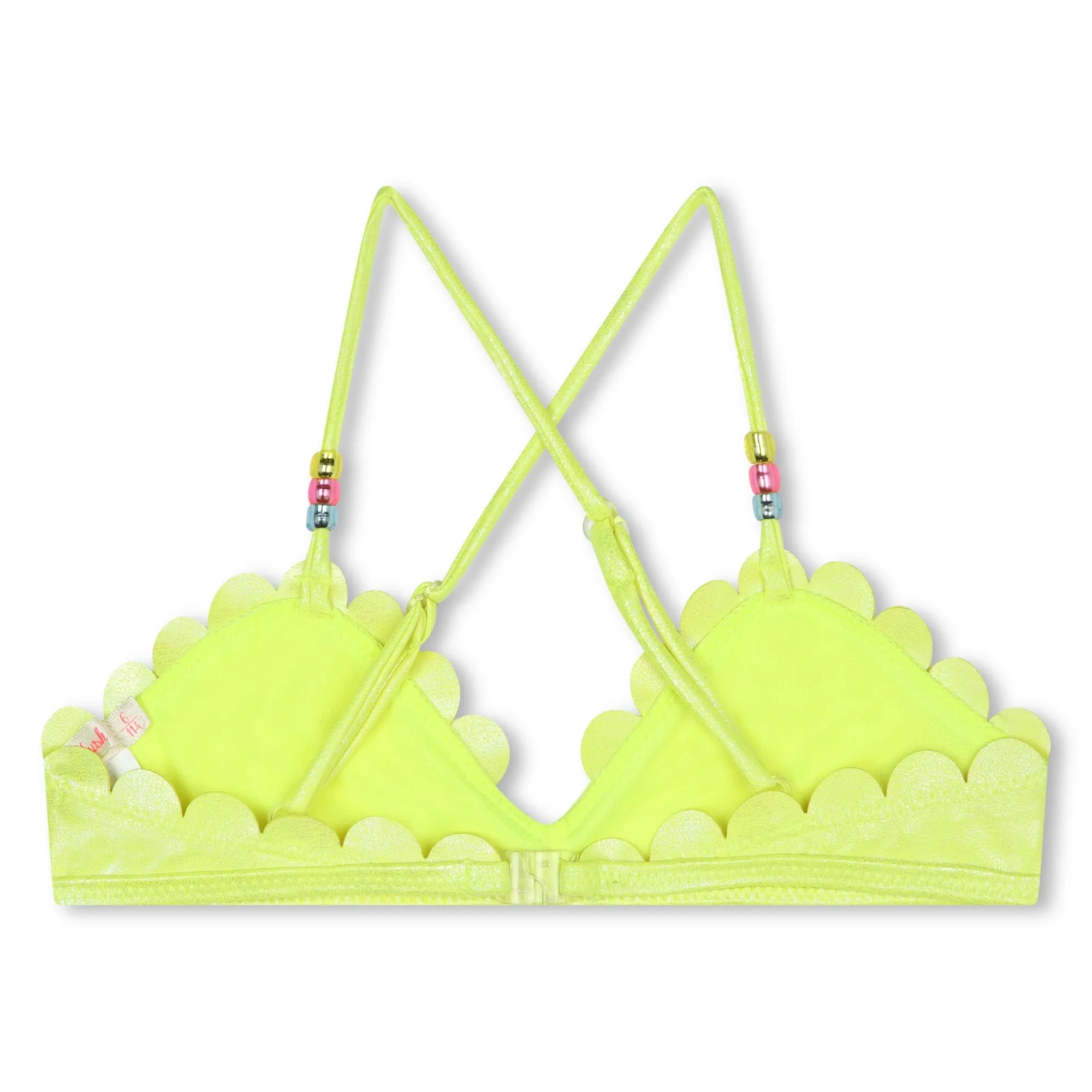 Neon Green Scalloped Bikini