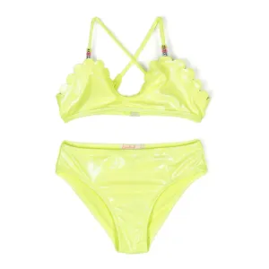 Neon Green Scalloped Bikini