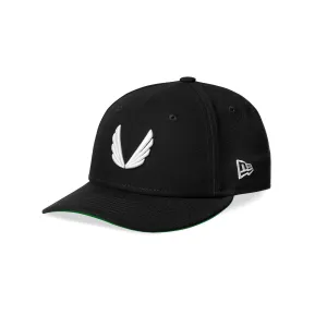 New Era 59Fifty Low Profile Hat - Black/White "Wings" ASRV