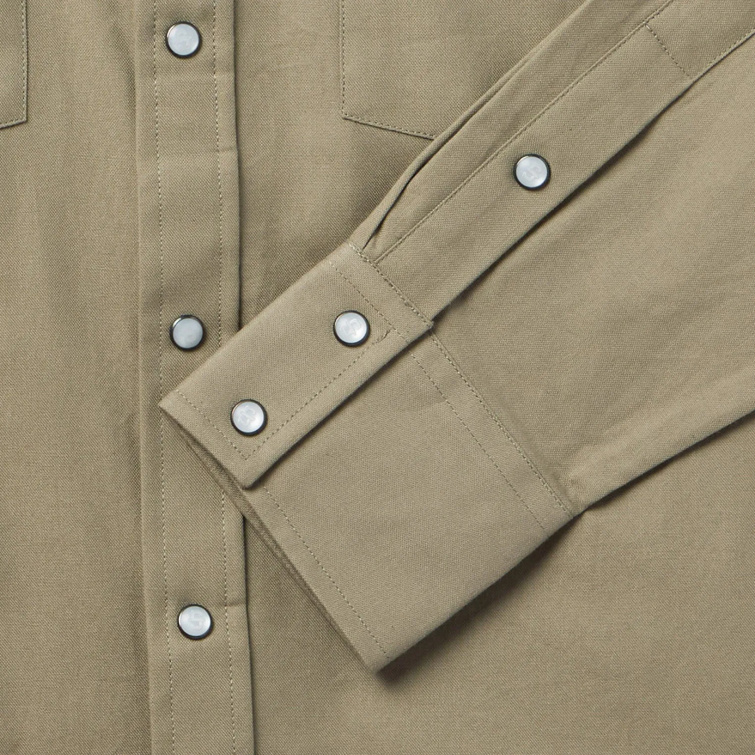 Olive Oxford Western Shirt -STETSON