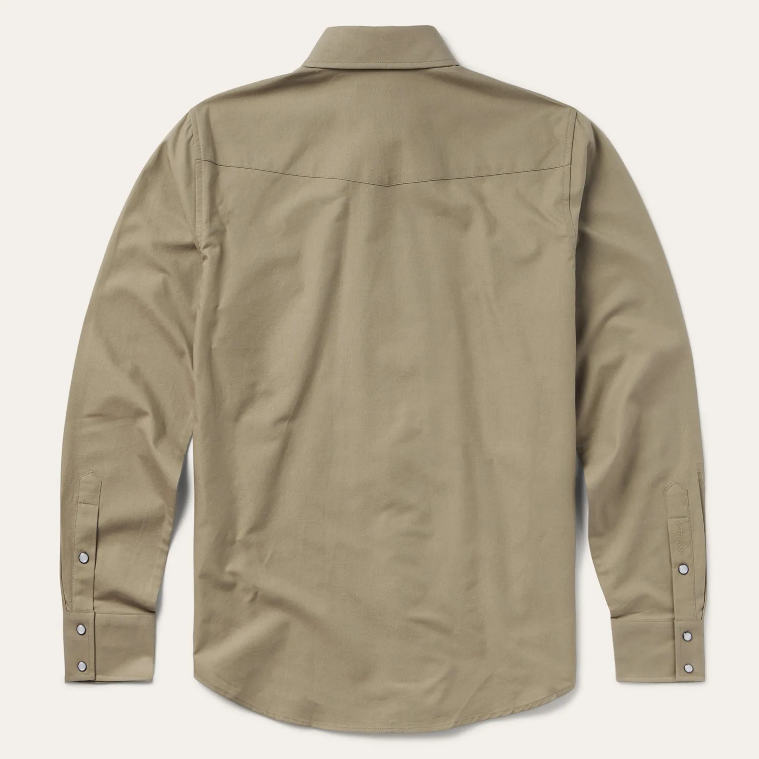 Olive Oxford Western Shirt -STETSON