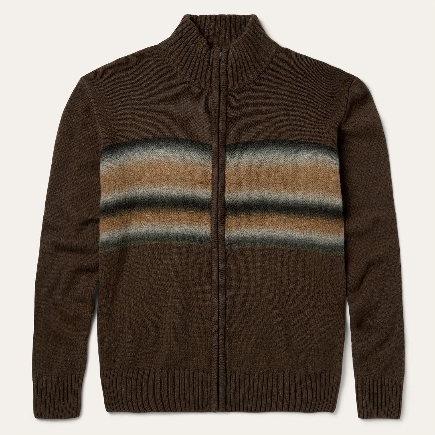 Ombre Border Stripe Cardigan -STETSON