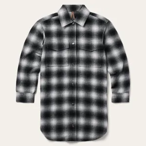 Ombre Oversized Shirt Jacket -STETSON