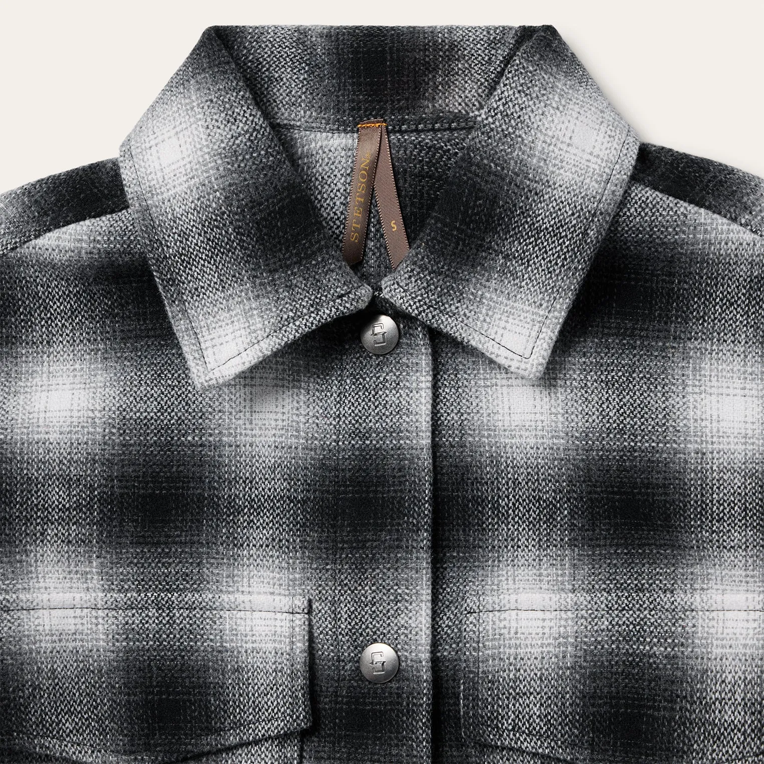 Ombre Oversized Shirt Jacket -STETSON