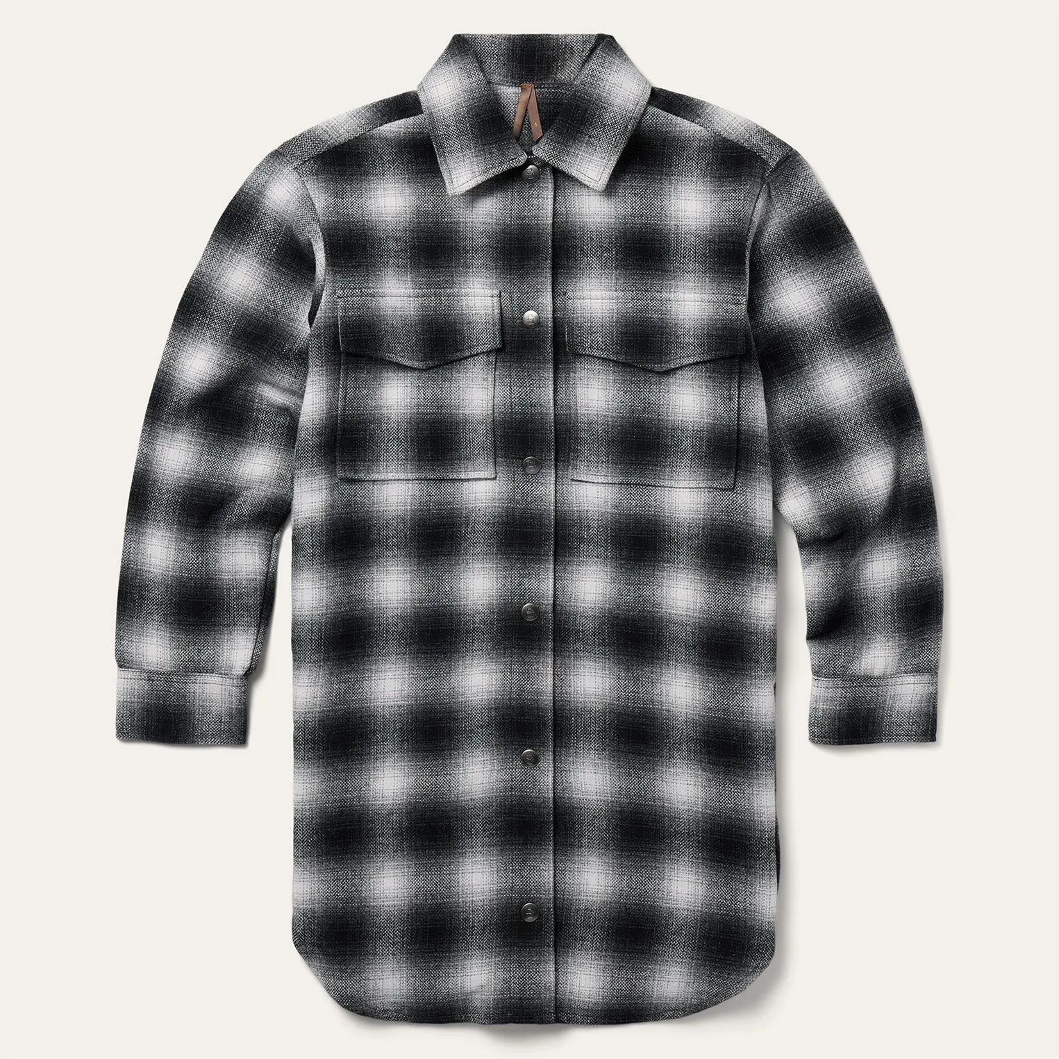 Ombre Oversized Shirt Jacket -STETSON