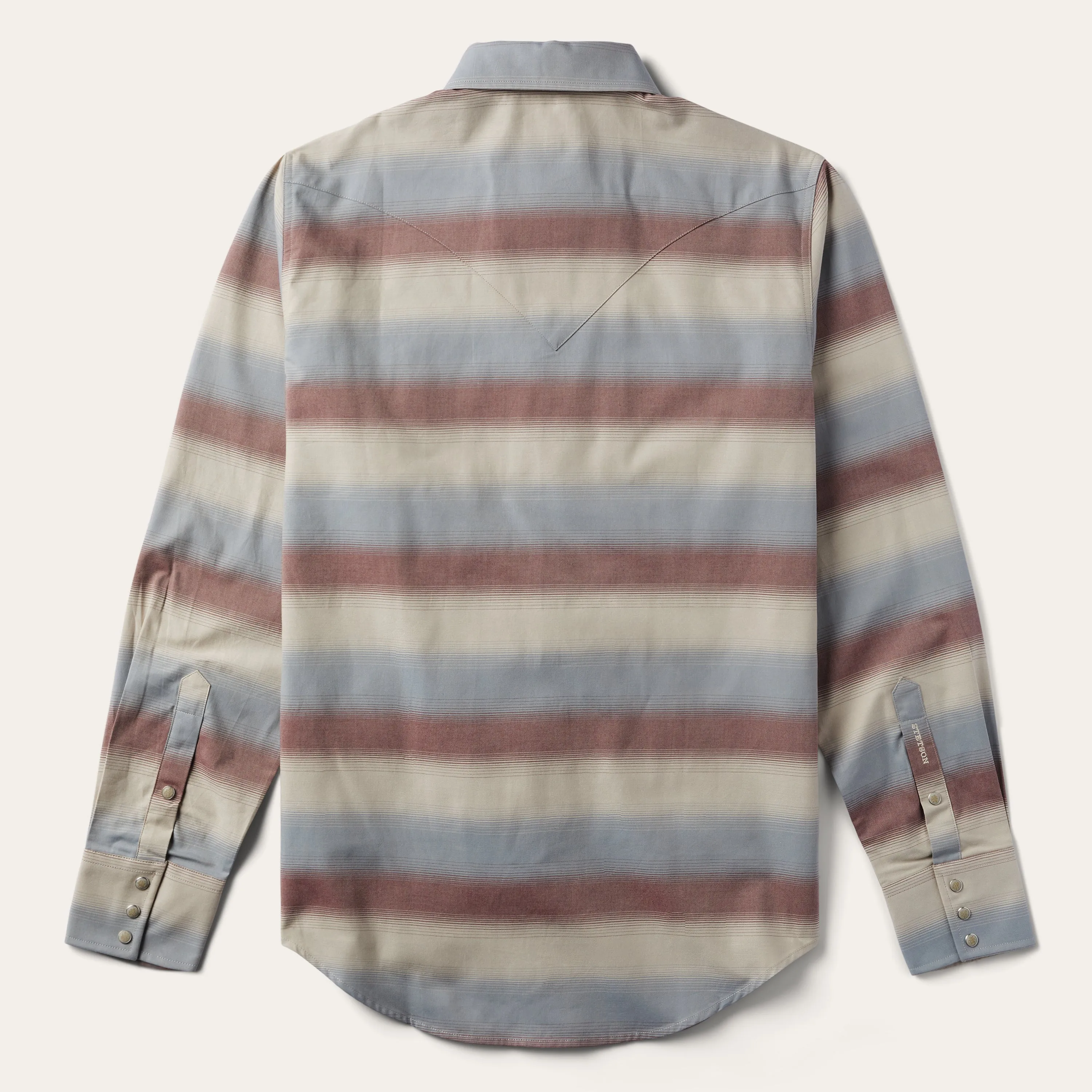 Ombre Stripe Twill Shirt -STETSON