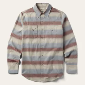 Ombre Stripe Twill Shirt -STETSON
