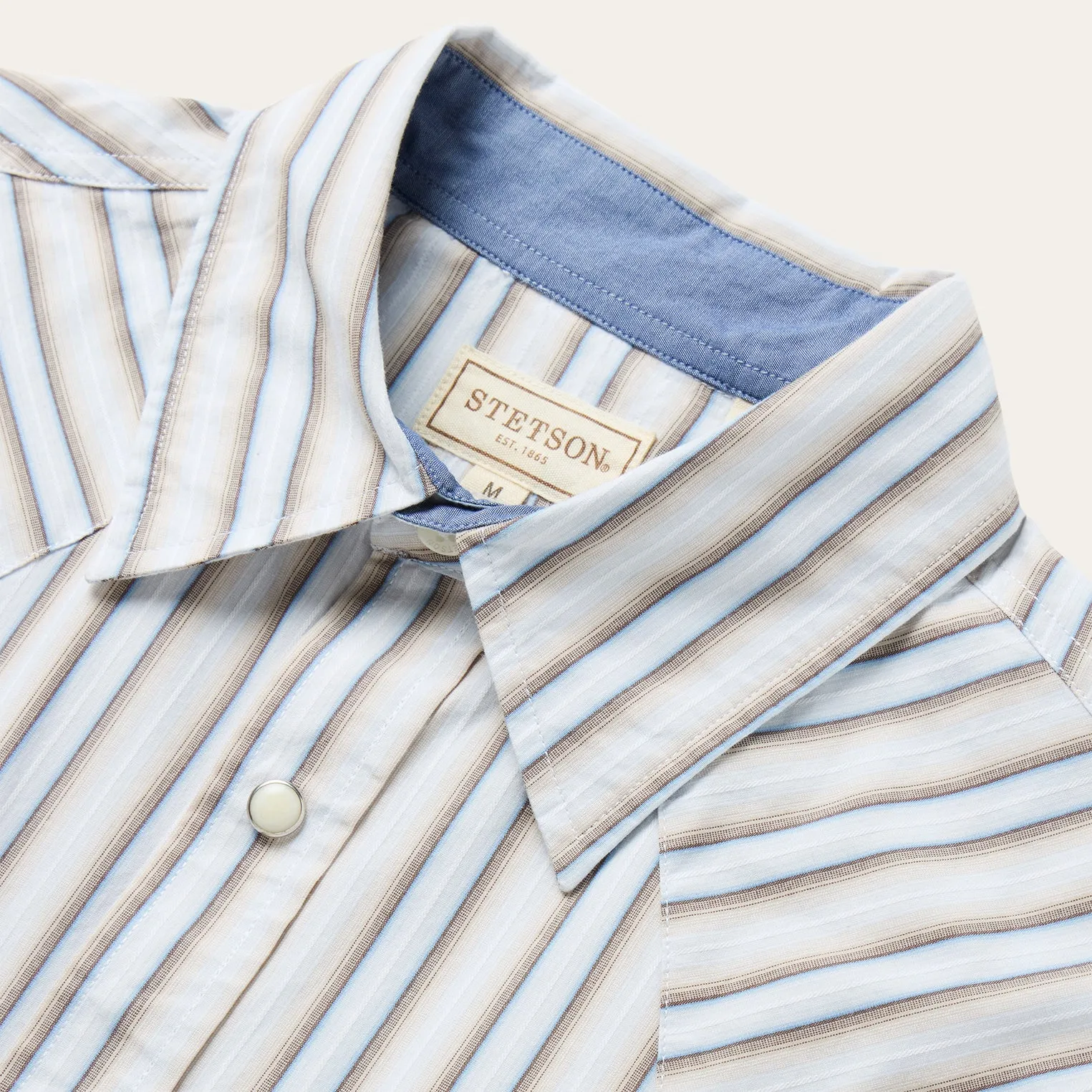 Ombre Stripe Western Shirt -STETSON