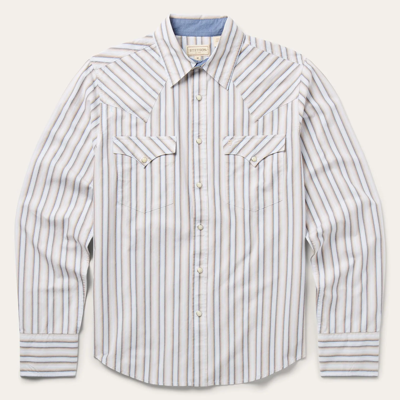 Ombre Stripe Western Shirt -STETSON