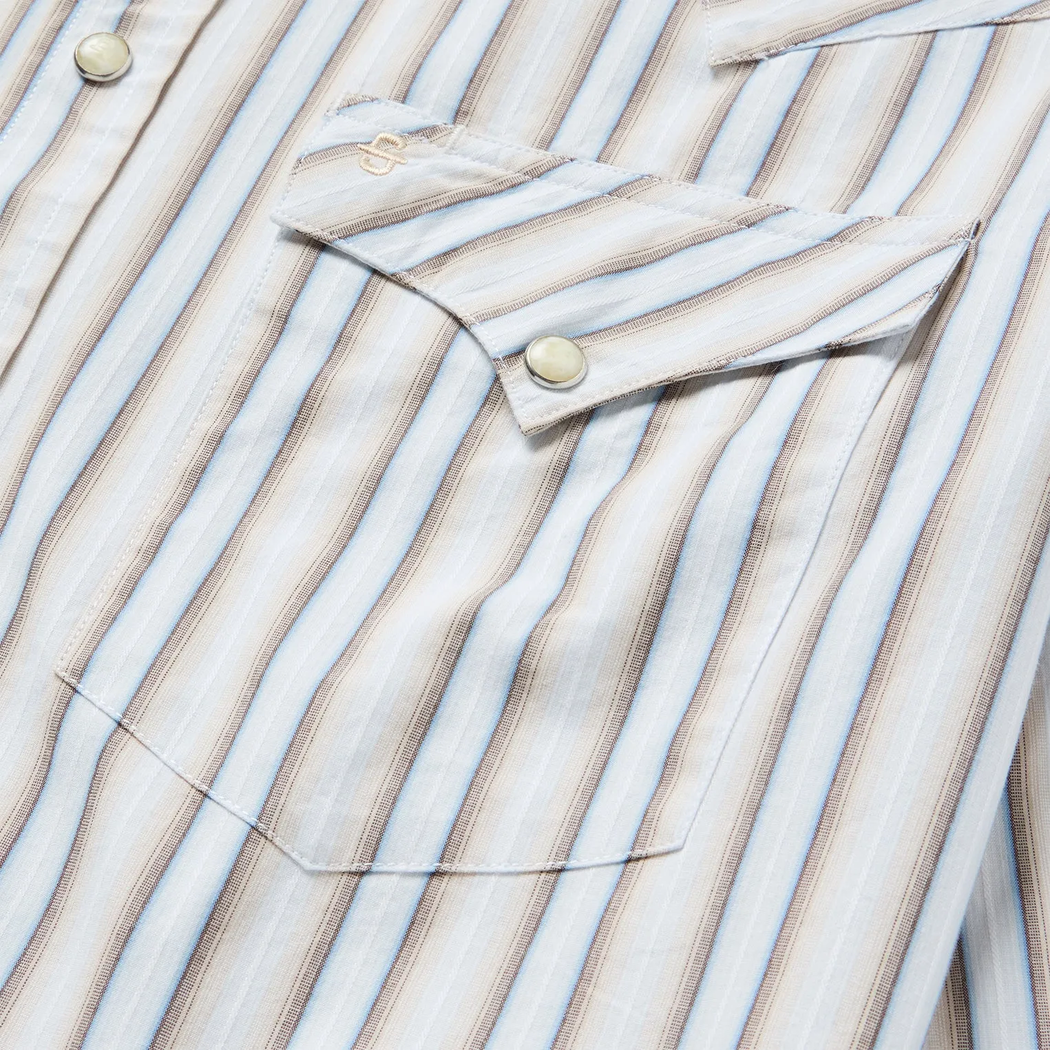 Ombre Stripe Western Shirt -STETSON