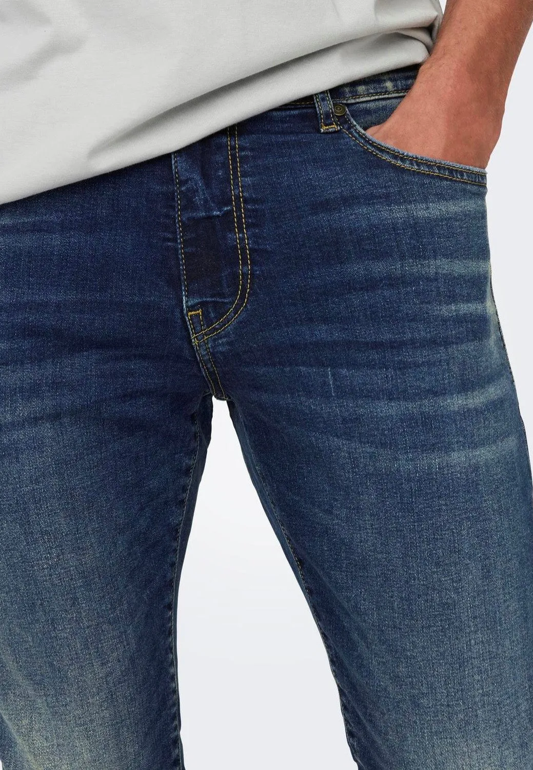 Only & Sons - Loom Slim Medium Blue Denim - Jeans