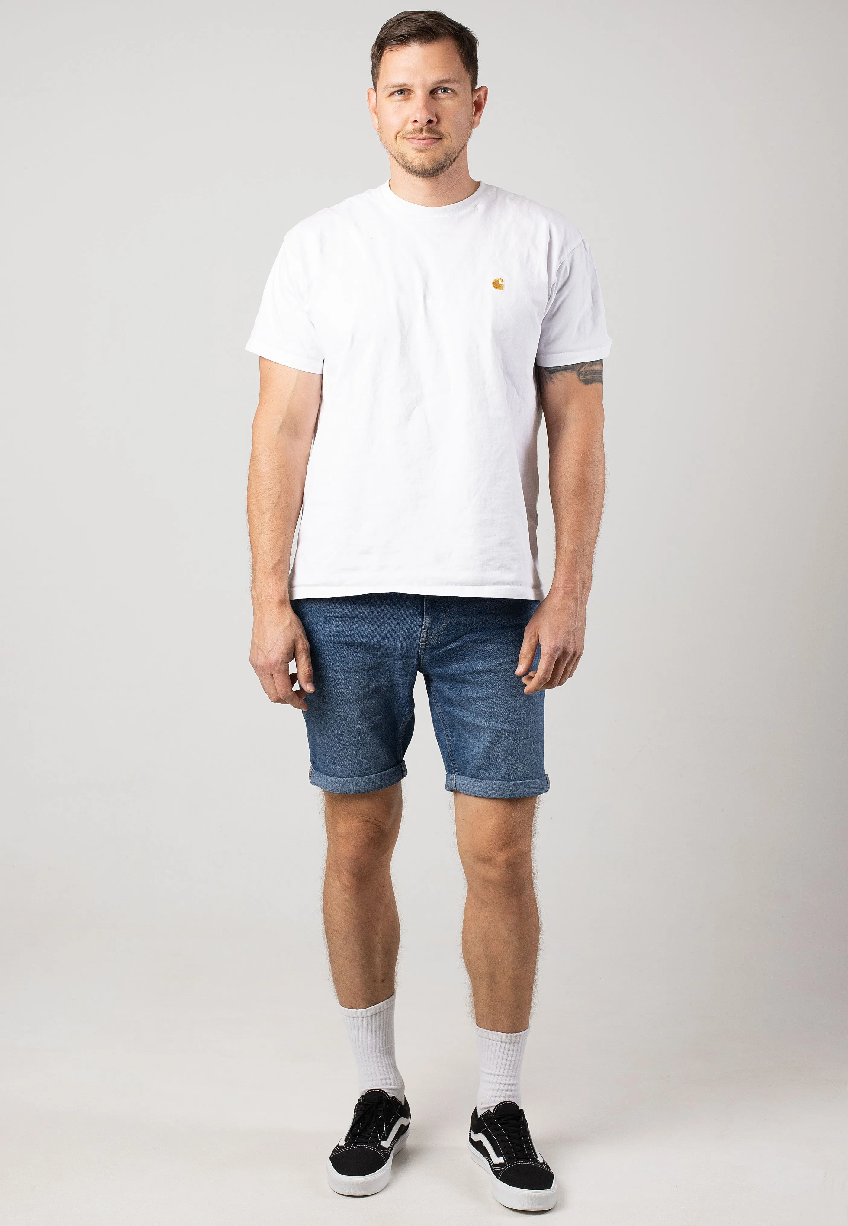 Only & Sons - Ply Box Pim Light Blue Denim - Shorts