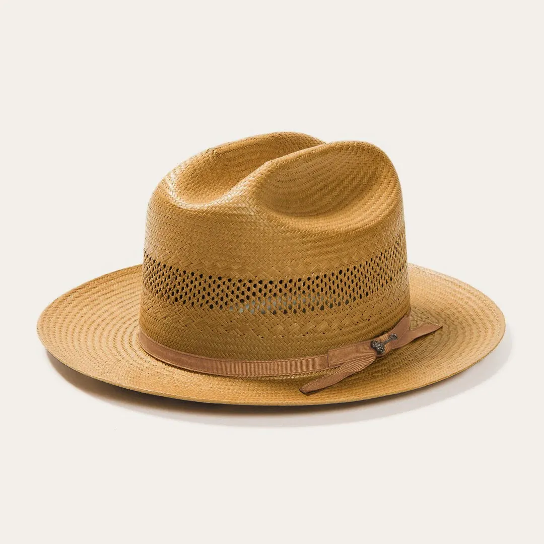 Open Road Vented Straw Cowboy Hat -STETSON