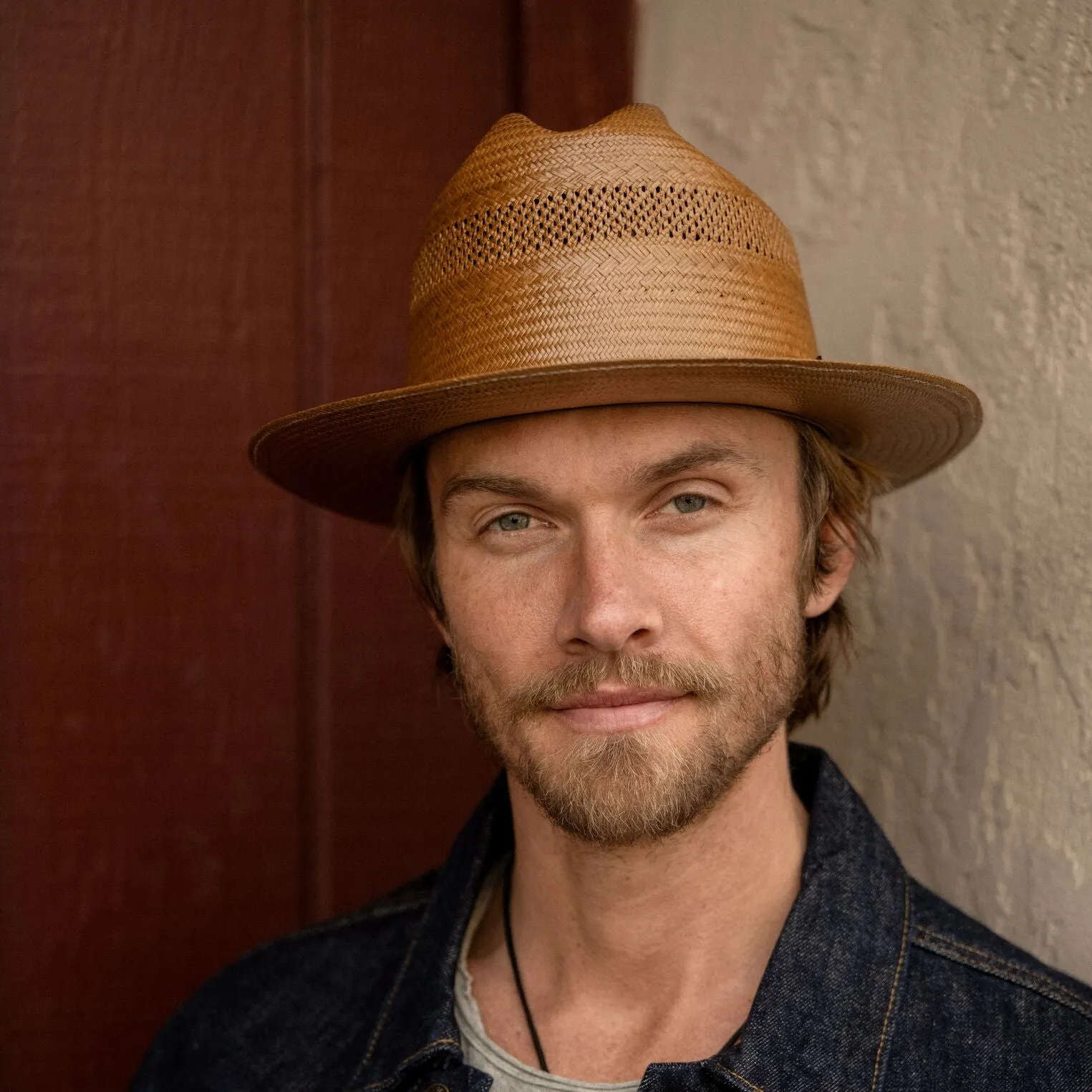 Open Road Vented Straw Cowboy Hat -STETSON