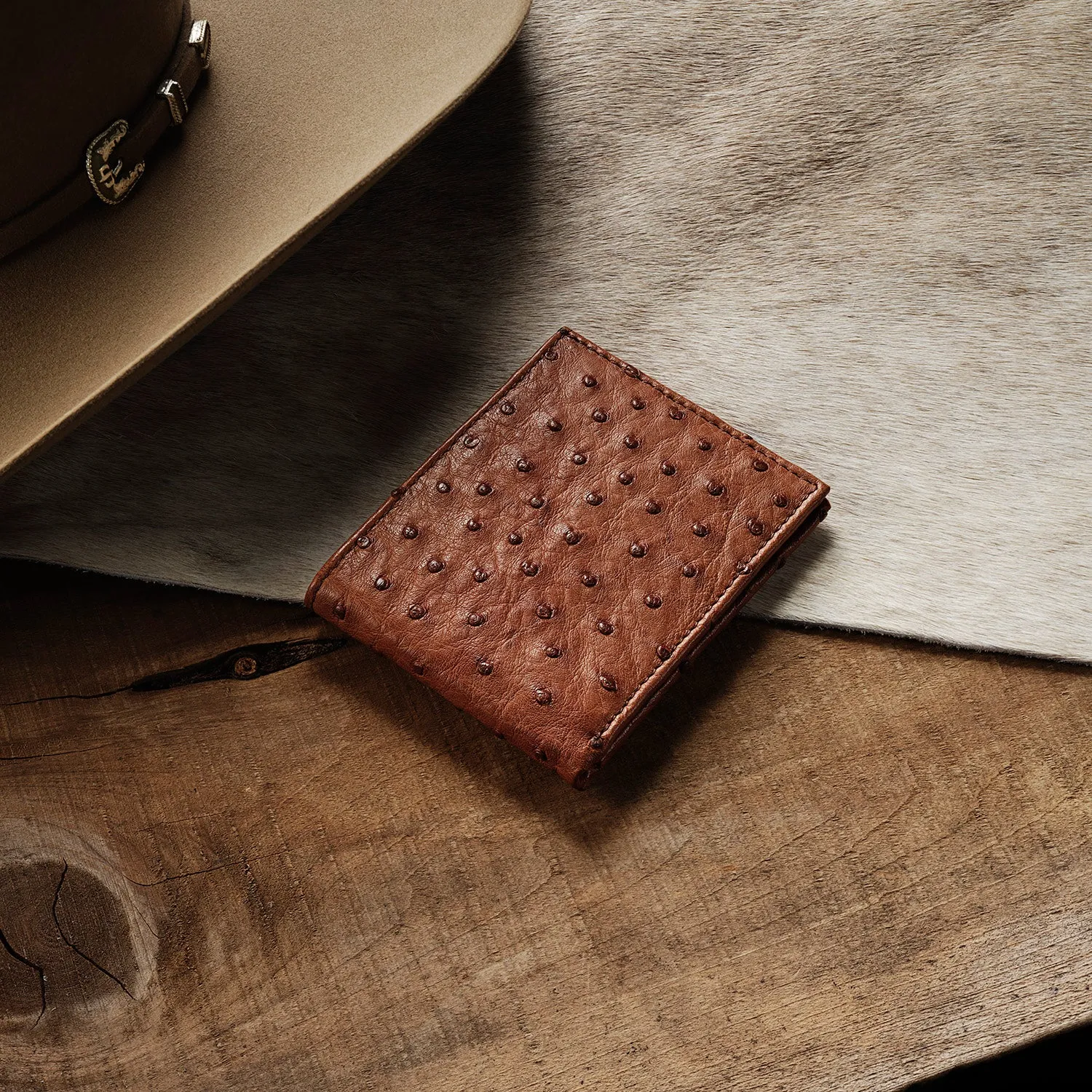 Ostrich Bi-Fold Wallet -STETSON