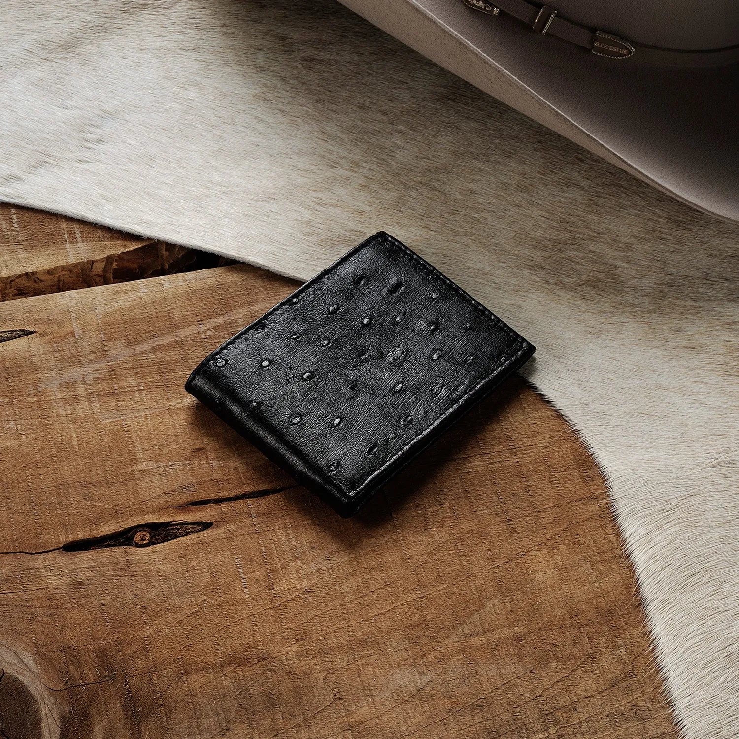Ostrich Bi-Fold Wallet -STETSON